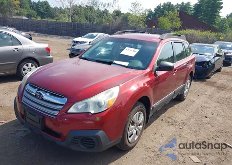 2013 Subaru Outback 2.5I from USA, damaged, VIN 4S4BRBAC4D3262669